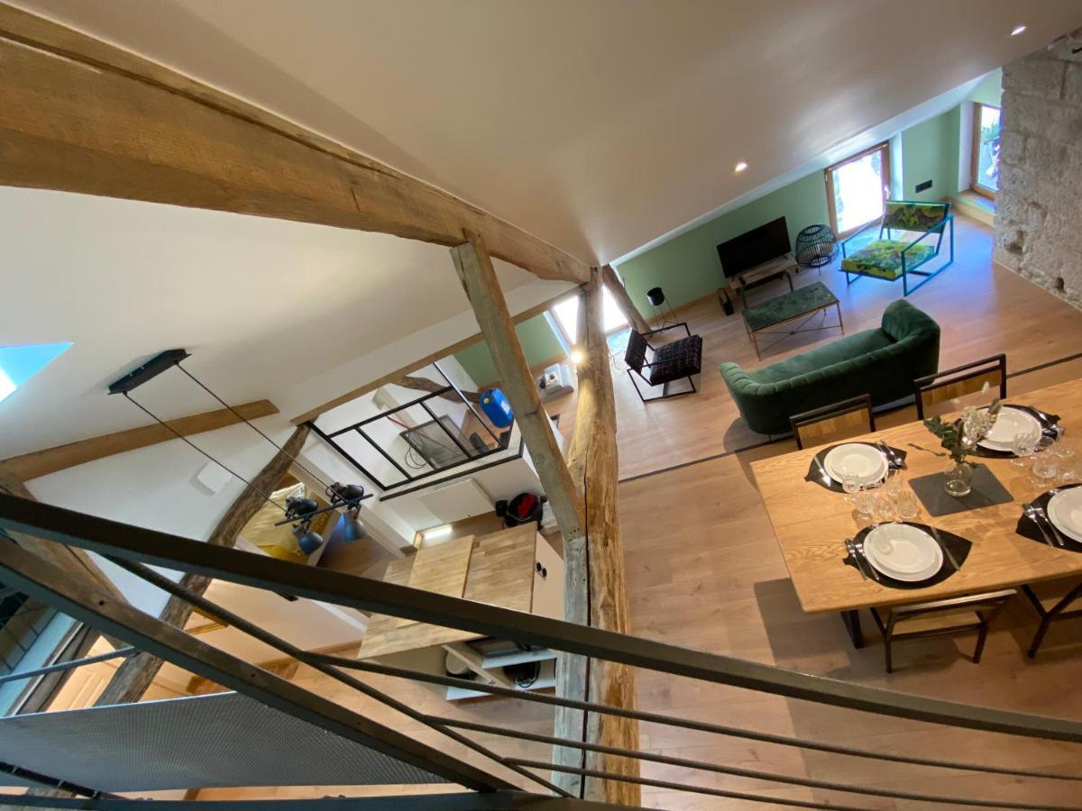 Logement Entier Noyers - L'Appart Des Anges 2 Bagian luar foto